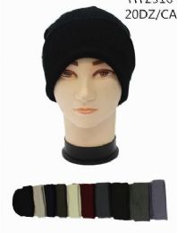 36 Wholesale Unisex Winter Beanie Hat Assorted Colors