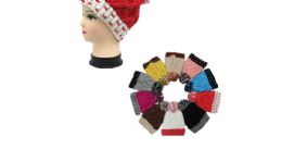 72 Pieces Ladies Heavy Knit Winter Hat Assorted Colors - Fashion Winter Hats
