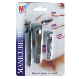 96 Pieces Manicure Set Card Display 3pk - Manicure and Pedicure Items