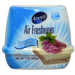 72 Pieces Amoray Pull Up 7oz Linen & Lilac - Air Fresheners