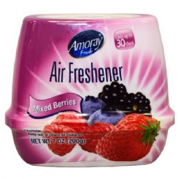72 Pieces Amoray Pull Up 7oz Mixed Berries - Air Fresheners