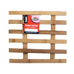 72 Units of Bamboo Hot Plate 3.9x3.9x9.8" - Placemats