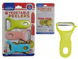 96 Wholesale 3 Pack Vegetable Peelers