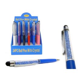 48 Wholesale Crystal Ballpoint Ink Pen