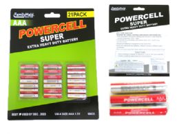 24 Wholesale 21pc Aaa Batteries