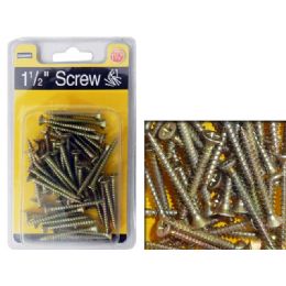 72 Wholesale Screws 1 1/2" Long