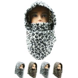 36 Bulk Adult Winter Hat In Cheetah Print
