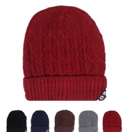 24 Pieces Ladies Winter Fashion Beanie Hat Assorted Colors - Winter Beanie Hats