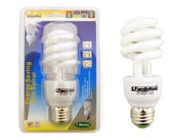 72 Wholesale 7 Watt Energy Saving Spiral Lightbulb