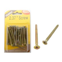 96 Pieces Screw 2 3/8" 200g Dou Blister - Drills and Bits