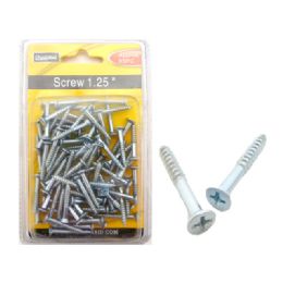 96 Pieces Screw 1.25"85pc Doublister - Drills and Bits