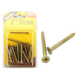 96 Pieces 2 Inch Hardware Screw - Drills and Bits