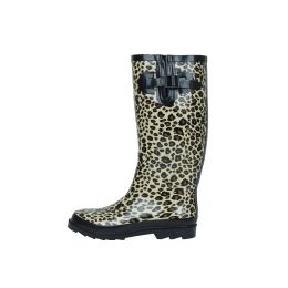 12 Wholesale Ladies' Rubber Rain Boots Size 5-10
