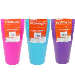 72 Wholesale Drinking Cups 4pc