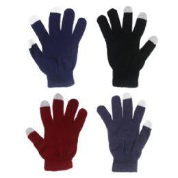 72 Wholesale Glove ( Touch Screen Gloves ) Assorted Color