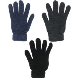 144 Wholesale Winter Gloves Assorted Colors