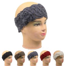 72 Bulk Knitted Women Woolen Headband