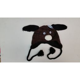 72 Wholesale Assorted Animal Hats With Fleece In Side