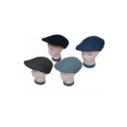 72 Wholesale Men's Beret With Lining