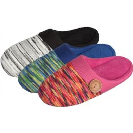 36 Wholesale Women's SliP-On With Striped Pattern Upper In Assorted Styles