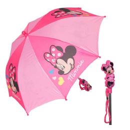 24 Wholesale Disney Minnie Mouse Girl's Umbrella
