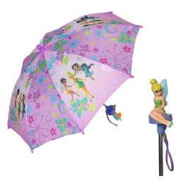 24 Pieces Pink And Purple Fairies Umbrella - Umbrellas & Rain Gear