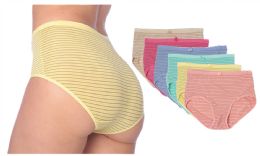 72 Wholesale Women's Isadora Microfiber Panties In Assorted Colors And Sizes (sizes 5,6,7)