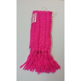 36 Wholesale Ladies Fashion Scarves Pink