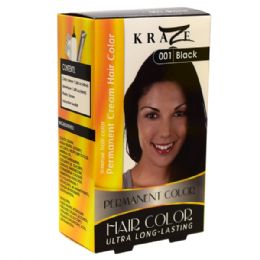 48 Pieces Kraze Hair Color Black - Personal Care Items