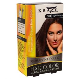 48 Pieces Kraze Hair Color Light Brown - Hair Accessories