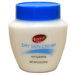 72 Pieces Amoray 8oz Cream Dry Skin - Skin Care