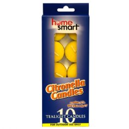 72 Pieces Home Smart Tealight 10pk Citronella - Candles & Accessories