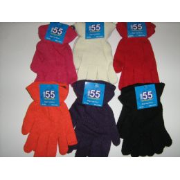 120 Wholesale Ladies Assorted Color Magic Glove With A Cuff