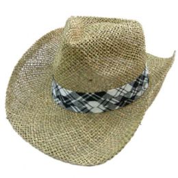 24 Wholesale Men's Fashion Western Cowboy Hat