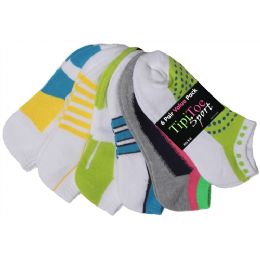 144 Wholesale Women's Cushion Sport Ankle Socks