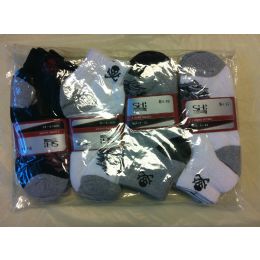 144 Wholesale Men Ankle Socks Size 9-11