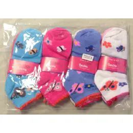 144 Wholesale Women's Ankle Socks Size 9-11