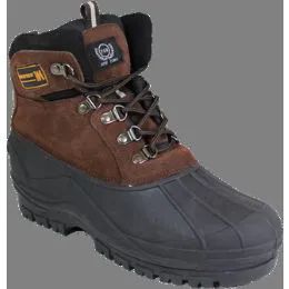 12 Units of Men"s Rubber Duck Boots Brown Only - Men's Work Boots