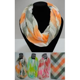 12 of Light Weight Infinity Scarf [two Color Wide Chevron]