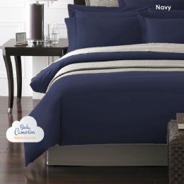 12 Wholesale Becky Cameron 1800 Series 3-Pc UltrA-Fine Weave Combed Microfiber Duvet Cover Case Queen Size Navy