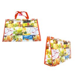 96 Wholesale Shopping Bag 19.7x15x6" Fruit