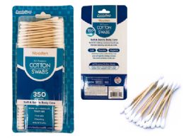 72 of 350pc Wooden Cotton Swabs
