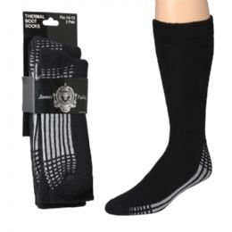 120 Pairs Wholesale Men's Heavy Thermal Socks - Mens Crew Socks