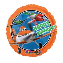 100 Pieces Ag 18 Lc Disney Planes H B-Day - Balloons & Balloon Holder