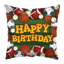 100 Pieces Cv 18 Ds Sv Birthday Sports Green - Balloons & Balloon Holder