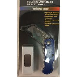 24 Wholesale Folding LocK-Back Utility Knif