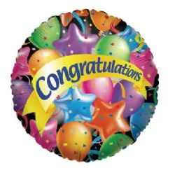 100 Wholesale Cv 18 Ds Congrats W/balloons