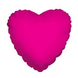 100 Pieces Cv 18 Ds Heart Hot Pink - Balloons & Balloon Holder