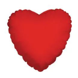 100 Pieces Cv 18 Ds Heart Red - Balloons & Balloon Holder