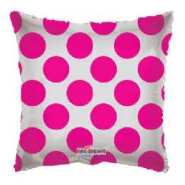100 Pieces Cv 18 Ds Hot Pink Cirlces Clv - Balloons & Balloon Holder
